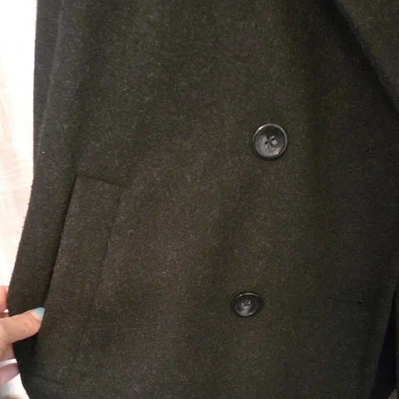 Old Navy Women's Charcoal Peacoat - Picture 4 of 4